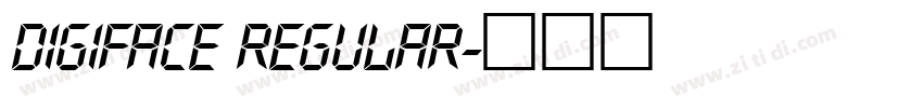 Digiface Regular字体转换